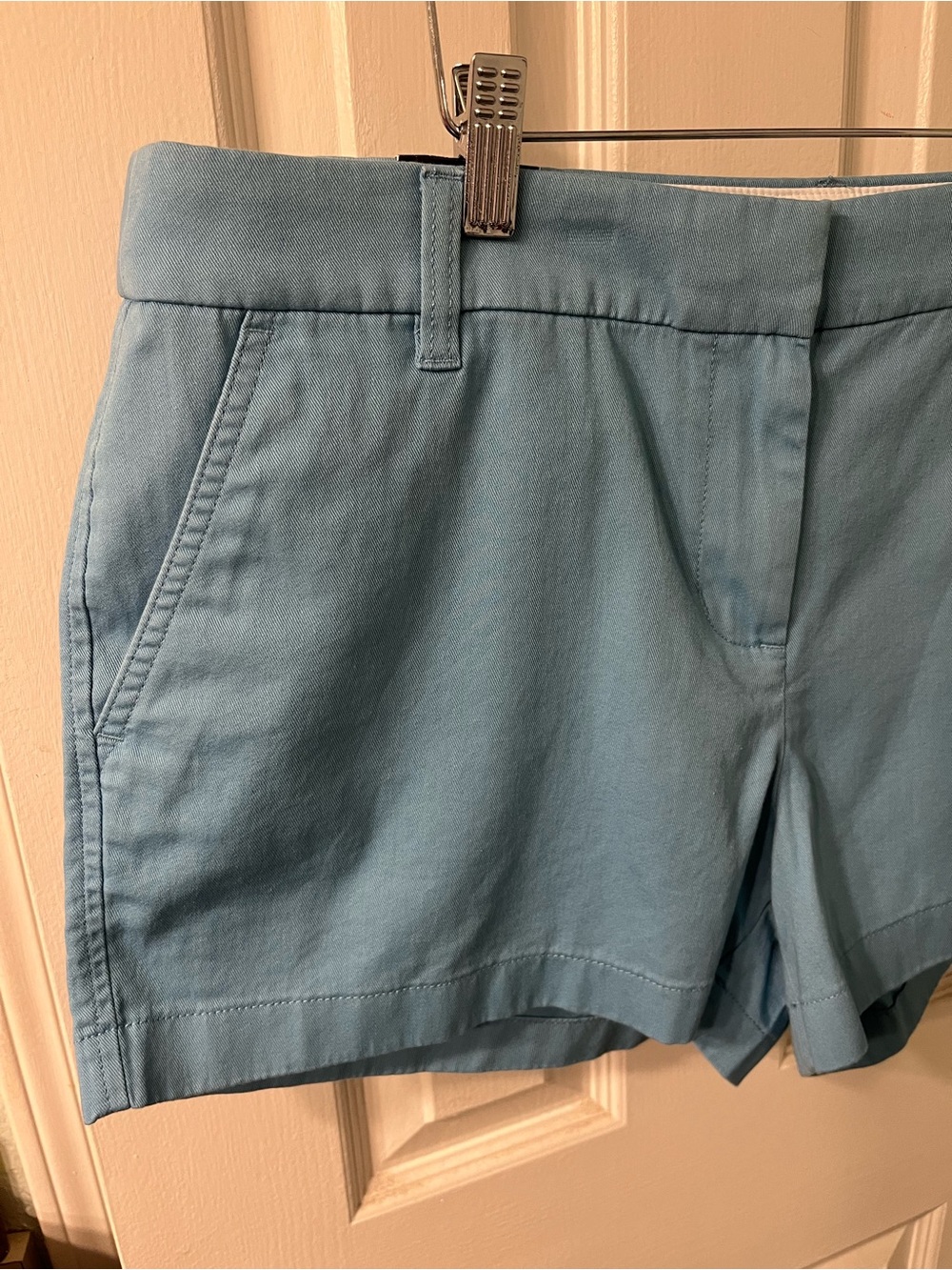 New With Tags J. Crew Factory 3.5" Classic Chino Shorts Blue Size 14 - Picture 2 of 9